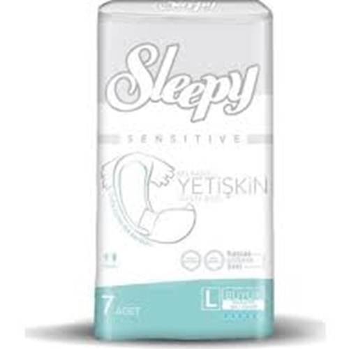 SLEEPY SENSİTİVE HASTA BEZİ BELBANTLI LARGE 7 Lİ