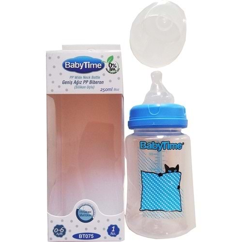 BABY TİME GENİŞ AĞIZLI BİBERON 250 ML