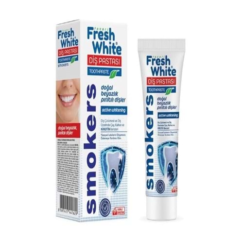 FRESH WHİTE DİŞ PASTASI 90 GR SMOKERS