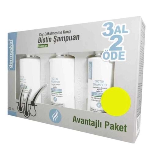 DERMOSKİN BİOTİN ŞAMPUAN 3AL2ÖDE ERKEK