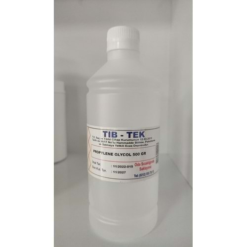 PROPİLEN GLİKOL 500 GR TIB-TEK