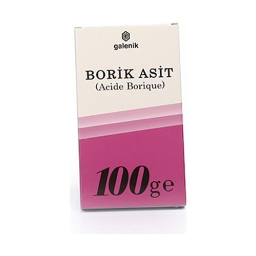 ASİT BORİK 100 GR GALENİK