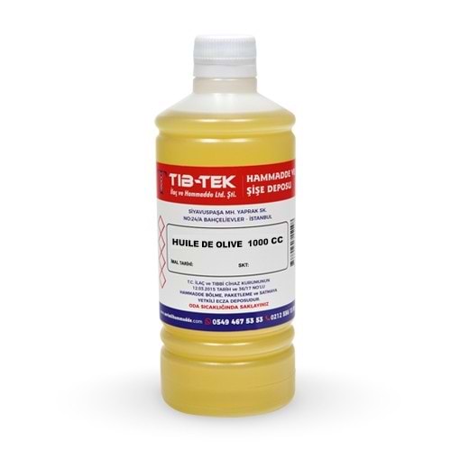 HUİLE DE OLİVE [ZEYTİNYAĞI] 1000GR TIBTEK