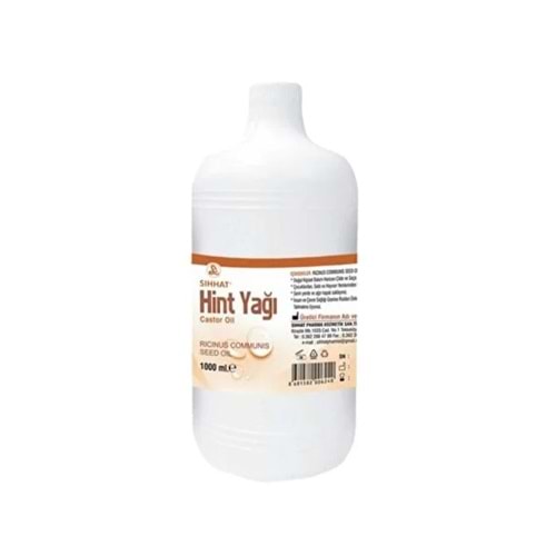 HİNT YAĞI 1000 cc(HUİLE DE RİCİNE)
