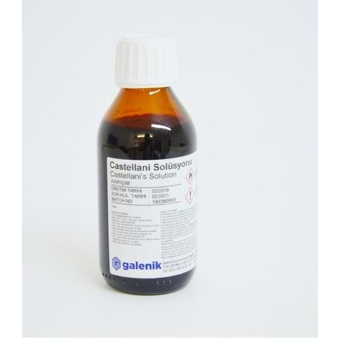 CASTELLANİ SOLUSYON 100 ML GALENİK