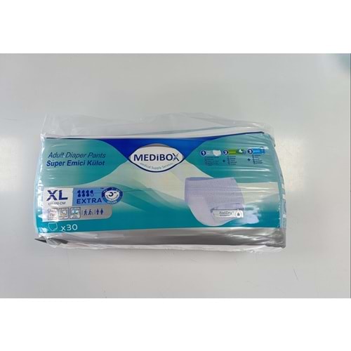 MEDİBOX KÜLOLU HASTA BEZİ 30 LU XLARGE
