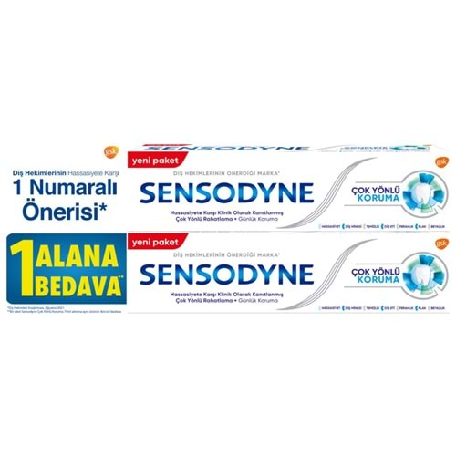 SENSODYNE DİŞ MACUNU ÇOK YÖNLÜ 1+1