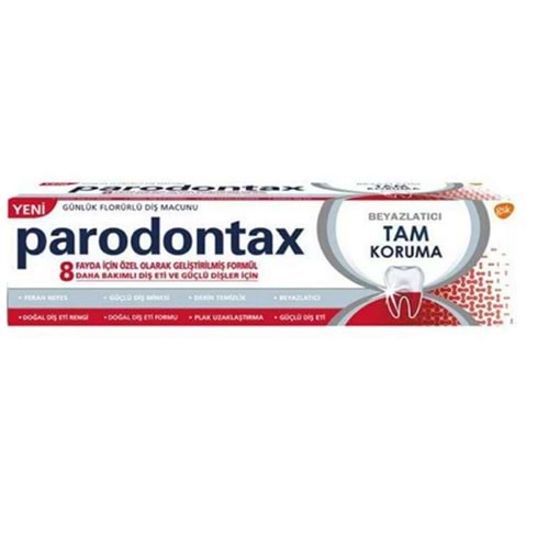 PARODONTAX DİŞ MACUN TAM KORUMA BEYAZLATICI 75 ML
