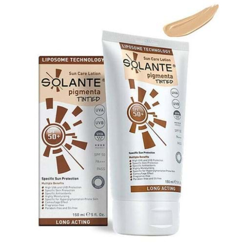 SOLANTE GÜNEŞ LOSYONU PİGMENTA TİNTED SPF 50