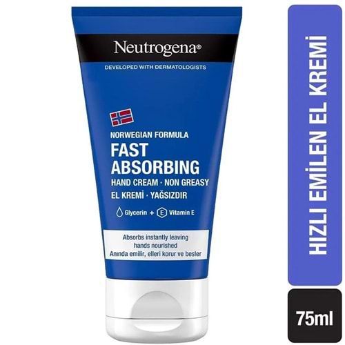 NEUTROGENA KREM TÜP 75 ML HIZLI EMİLEN