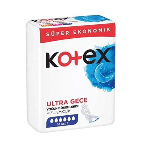 KOTEX ULTRA GECE PED 16 LI