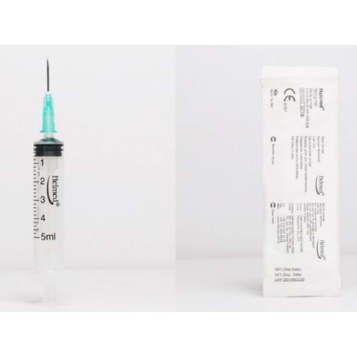 HELMED ENJEKTÖR SİYAH 5 CC