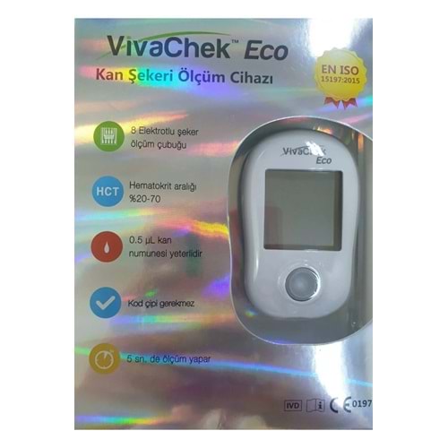 VİVACHECEK EKO ŞEKER ÖLÇÜM CİHAZI