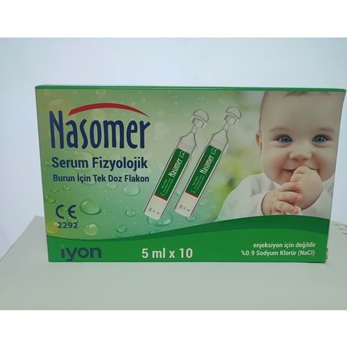 NASOMER SERUM FİZYOLOJİK 5 MLX10 FLAKON