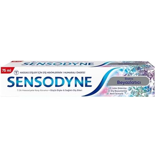 SENSODYNE DİŞ MACUNU EKSTRA BEYAZLIK 75 ML