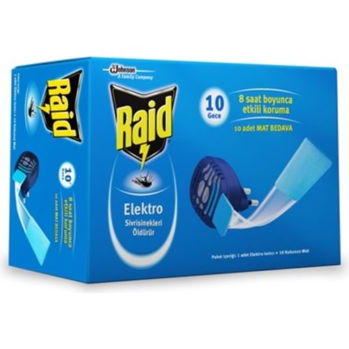 RAİD ELEKTRO MAT CİHAZ+10 MAT HEDİYELİ