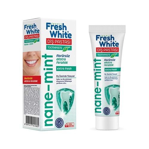 FRESH WHİTE DİŞ PASTASI 90 GR NANE