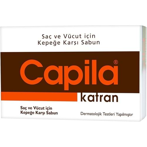 CAPİLA SABUN KATRAN 90 GR ( KEPEK )