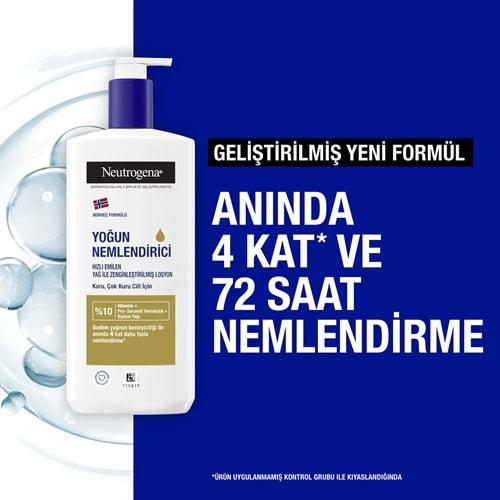 NEUTROGENA YOĞUN NEM YAĞ İLE ZENGİNLEŞTİRİLMİŞ VÜCUT LOSYONU 250 ML