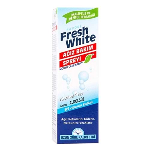 FRESH WHİTE AĞIZ BAKIM SPREYİ MENTOL