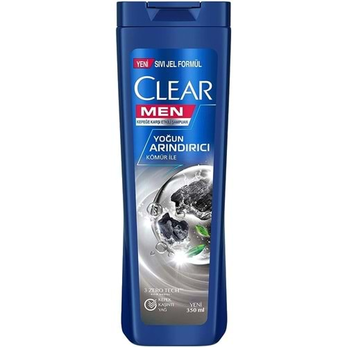 CLEAR MEN ŞAMP 350 ML KÖMÜR ARNDRCI