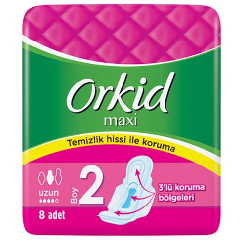 ORKİD MAXİ KANATLI UZUN PED NO.2