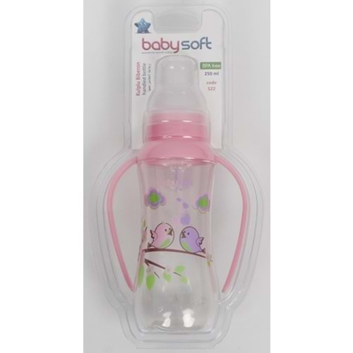 BABYSOFT 522 KULPLU BİBERON BÜYÜK