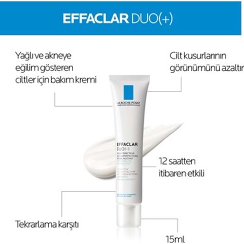 LA ROCHE EFFACLAR DUO+CİLT BAKIM KREMİ 15 ML
