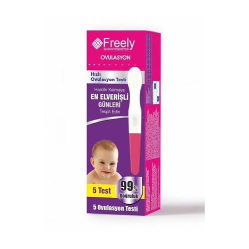 FREELY OVULASYON TESTİ 5 Lİ GEBELİK
