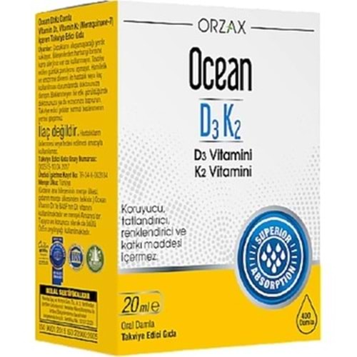 OCEAN D3K2 DAMLA 20 ML