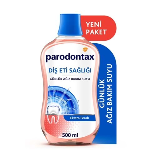 PARODONTAX AĞIZ BAKIM SUYU 500 ML EKSTRA FRESH