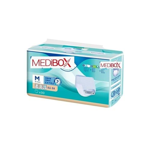 MEDİBOX KÜLOLU HASTA BEZİ 30 LU MEDİUM