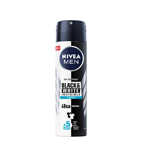 NİVEA MEN DEODORANT BLACK WHİTE FRESH