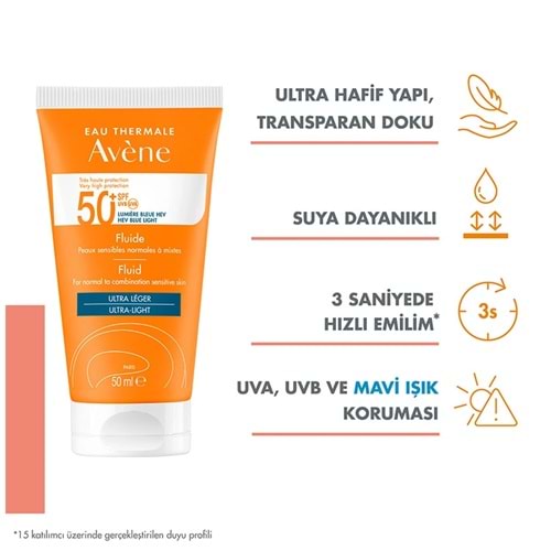 AVENE GÜNEŞ KREMİ 50 ML ULTRA LEGER