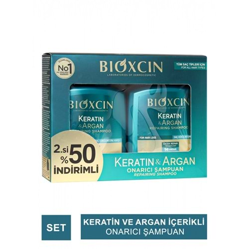 BİOXCİN ŞAMPUAN KERATİN&ARGAN 2 Lİ