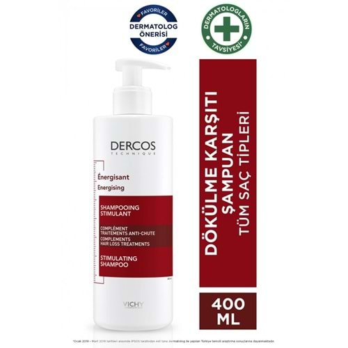 VICHY DERCOS ŞAMPUAN DÖKÜLME KARŞITI 400 ML