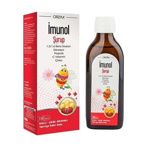 İMUNOL ŞURUP 150 ML BALLI ÇİLEK