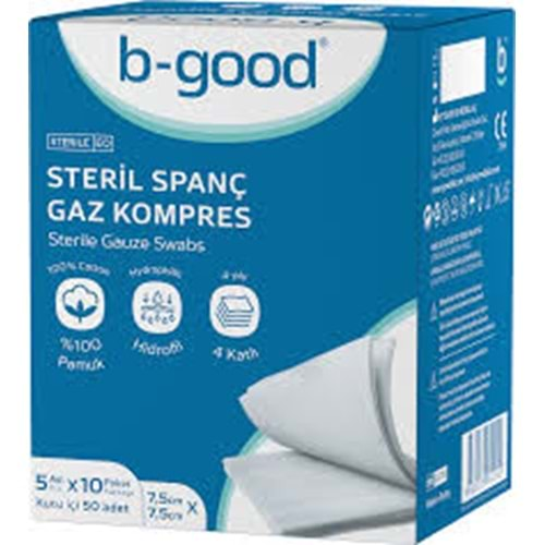 B-GOOD STERİL SPANÇ GAZ KOMPRES