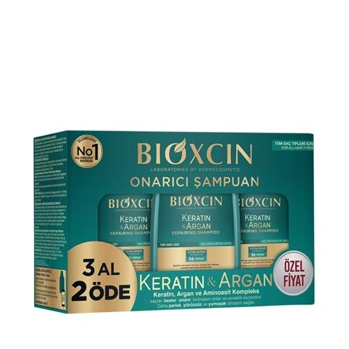 BİOXCİN ŞAMPUAN KERATİN&ARGAN 3AL2ÖDE