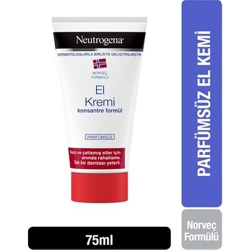 NEUTROGENA KREM TÜP 75 ML PARFÜMSÜZ