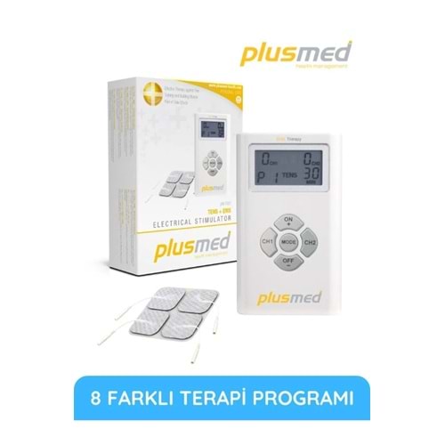 PLUSMED PM-TE01 TENS & EMS ELEKTRİKLİ STİMÜLATÖR MASAJ