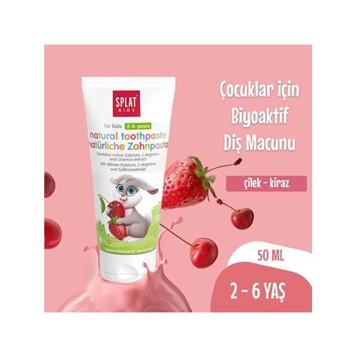 SPLAT DİŞ MACUN ÇOCUK ÇİLEK-KİRAZ 50 ML