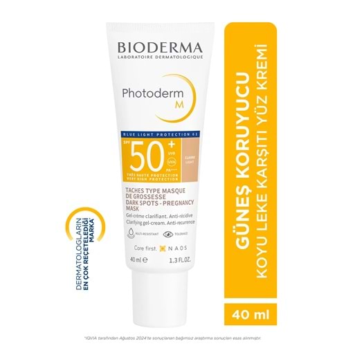 BİODERMA PHOTODERM M JEL KREM LİGHT 40 ML LEKE KARŞITI