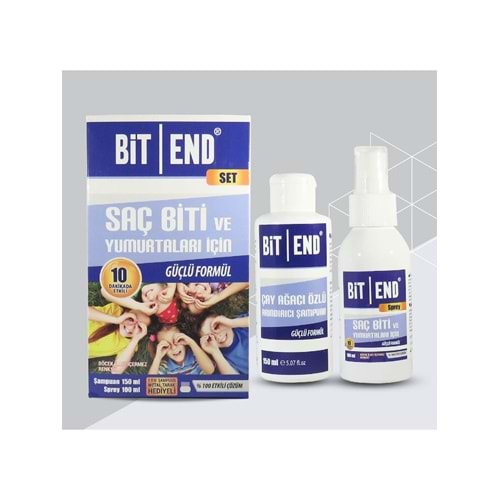 BİTEND BİT ŞAMPUANI+BİT SPREYİ HEDİYELİ METAL TARAK