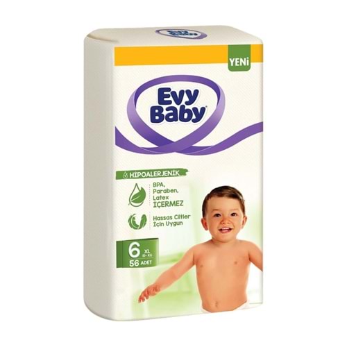 EVY BABY ÇOCUK BEZİ NO:6 XL 3LÜ FIRSAT 56 LI