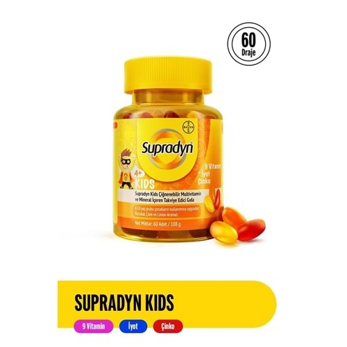 SUPRADYN KİDS 60 ÇİĞNEME TABLETİ