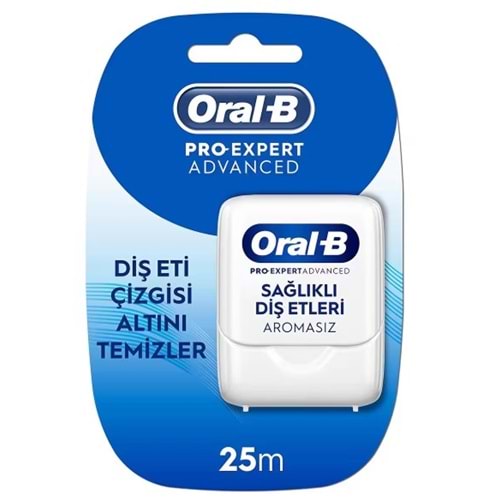 ORAL B PRO-EXPERT ADVANCAD PARAFİNLİ DİŞ İPİ 25 MT