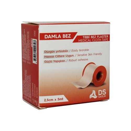 DAMLA SAĞLIK TIBBİ BEZ FLASTER 2,5*5 MT