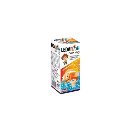 LEDAFISH BALIK YAĞI 150 ML PORTAKAL AROMALI