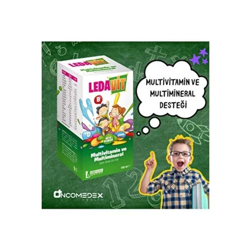 LEDAVİT MULTİVİTAMİN MULTİMİNERAL ŞURUP 150 ML